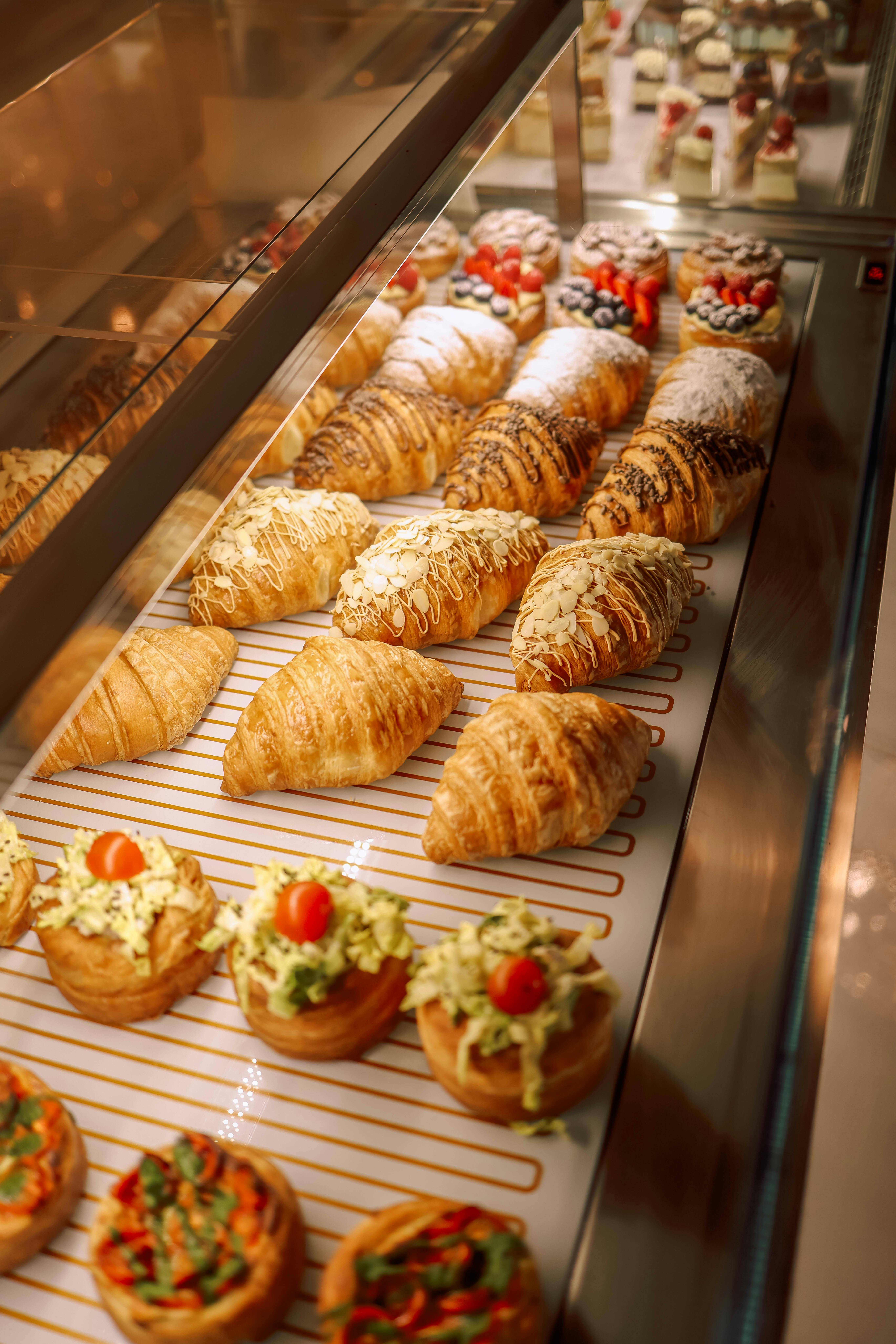 Fresh croissants